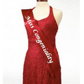 4"x70" Pageant Sash - Red